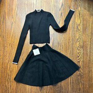 Z Studio sweater top/sweater skirt set